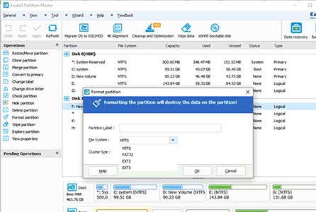 فرمت فلش خراب با disk management